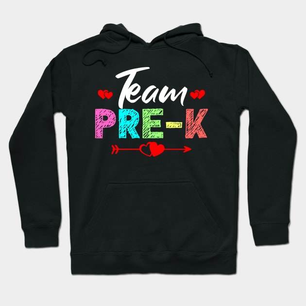 Team Pre-K Teacher Hoodie by DragonTees